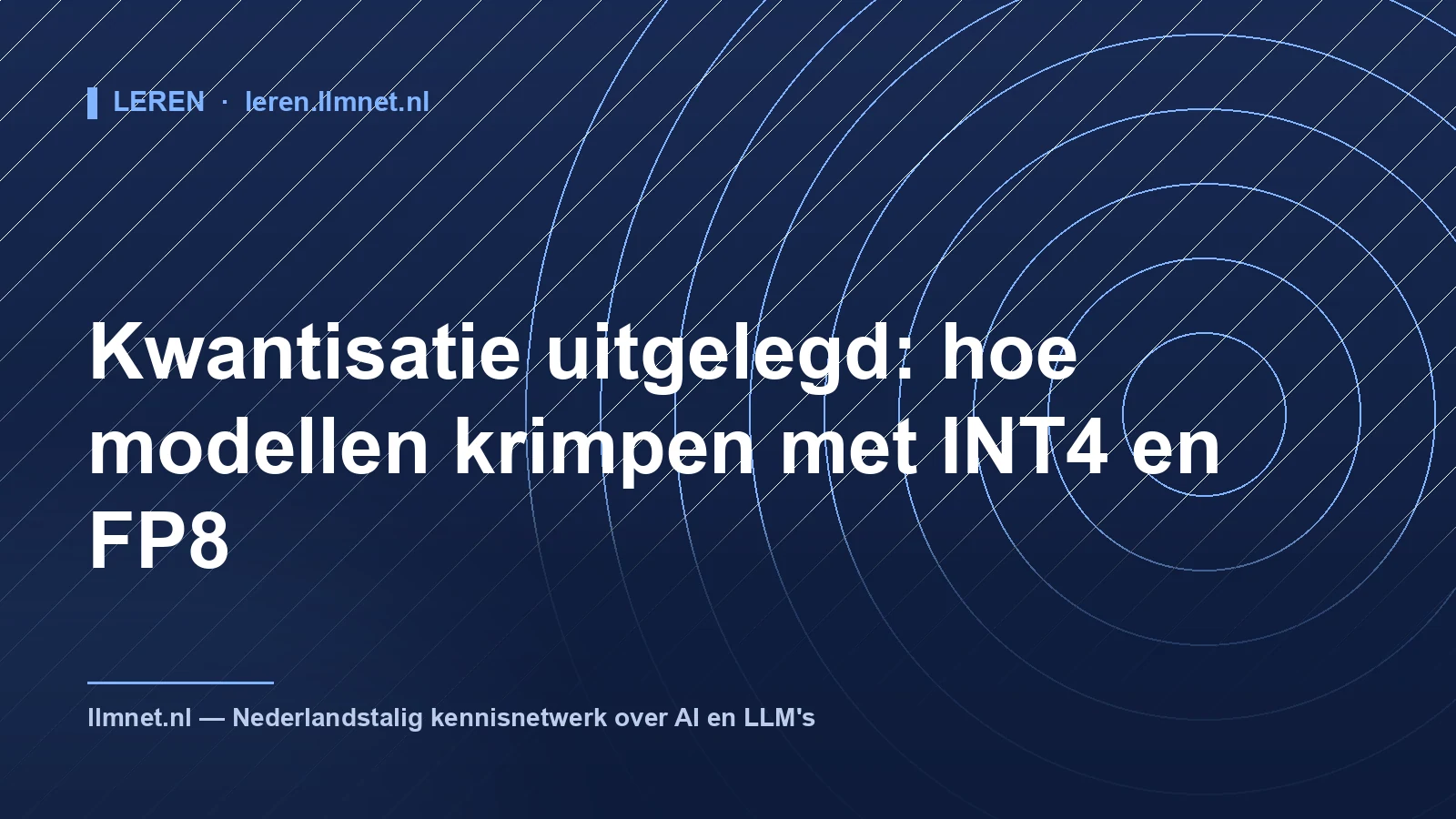Illustratie: Kwantisatie uitgelegd: INT4, FP8 en modelcompressie