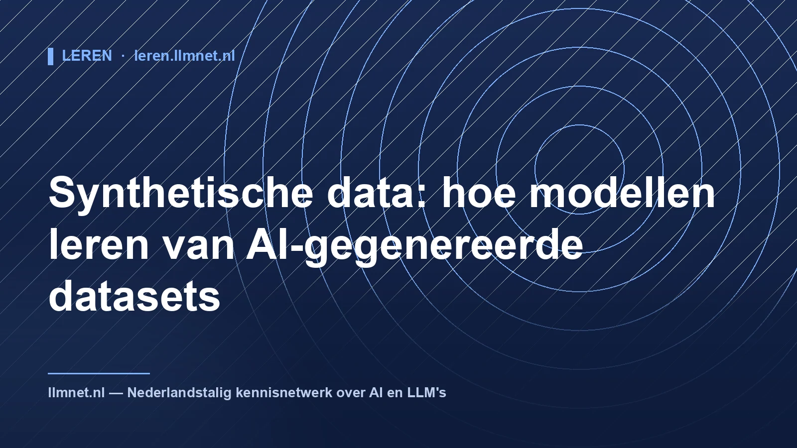 Synthetische data: hoe modellen leren van AI-data
