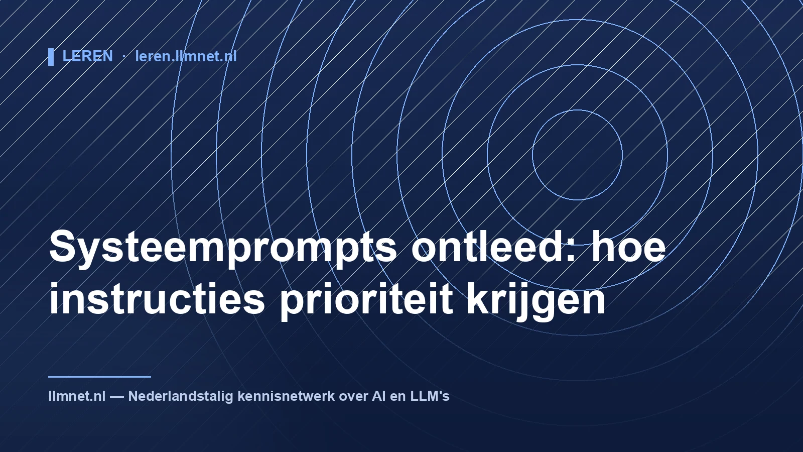 Illustratie: Systeemprompts ontleed: instructies en prioriteit